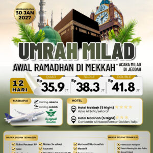 UMRAH MILAD 2027 (REGULER)